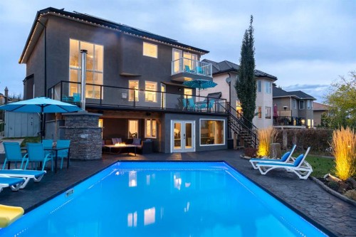 366 Patterson Boulevard Sw, Calgary, AB - Outdoor With In Ground Pool With Balcony
