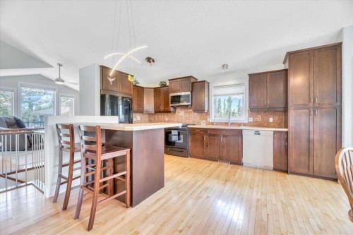 188 Aspen Creek Crescent, Strathmore, AB - Indoor Photo Showing Kitchen With Upgraded Kitchen
