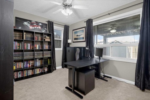 90 Sage Hill Way Nw, Calgary, AB - Indoor Photo Showing Office