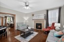 90 Sage Hill Way Nw, Calgary, AB  - Indoor Photo Showing Living Room With Fireplace 