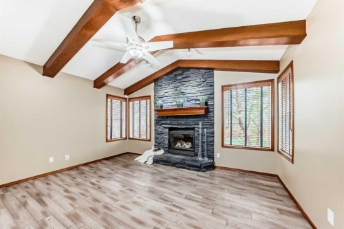 40 Tuscany Vista Crescent Nw, Calgary, AB - Indoor With Fireplace