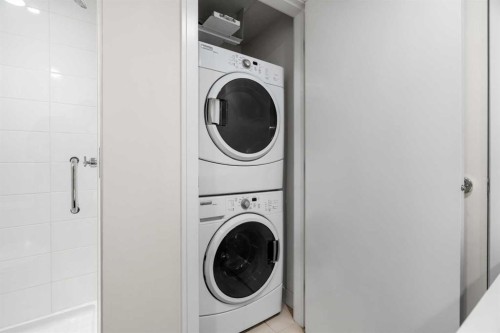 1712-222 Riverfront Avenue Sw, Calgary, AB - Indoor Photo Showing Laundry Room