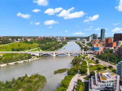 1712-222 Riverfront Avenue Sw, Calgary, AB - Outdoor With Body Of Water With View