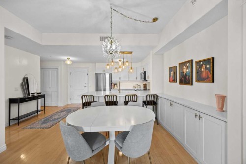 301-2121 98 Avenue Sw, Calgary, AB - Indoor Photo Showing Dining Room