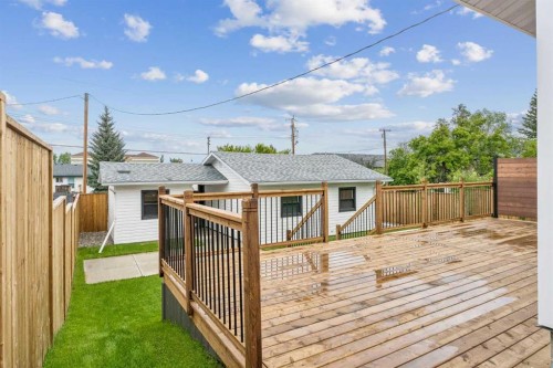 5020 47A Avenue, Sylvan Lake, AB - Outdoor With Deck Patio Veranda With Exterior