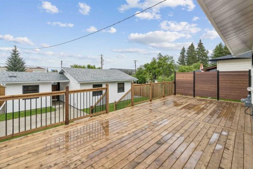 5020 47A Avenue, Sylvan Lake, AB - Outdoor With Deck Patio Veranda With Exterior