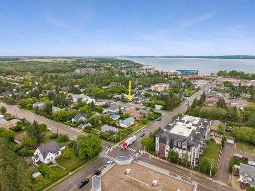 5020 47A Avenue, Sylvan Lake, AB - Outdoor With Body Of Water With View