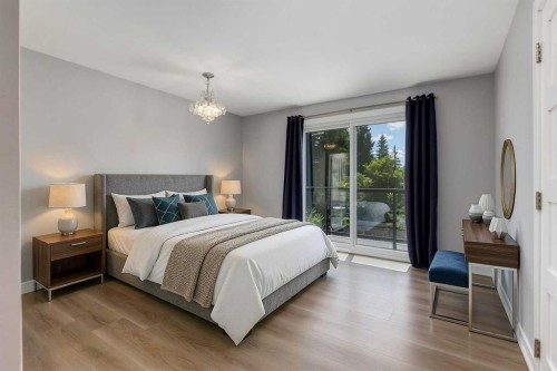 416 Oakhill Place Sw, Calgary, AB - Indoor Photo Showing Bedroom