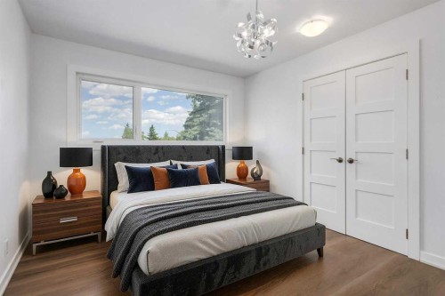 416 Oakhill Place Sw, Calgary, AB - Indoor Photo Showing Bedroom