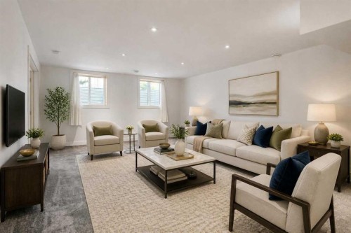 416 Oakhill Place Sw, Calgary, AB - Indoor Photo Showing Living Room