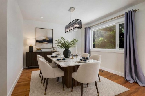 416 Oakhill Place Sw, Calgary, AB - Indoor Photo Showing Dining Room