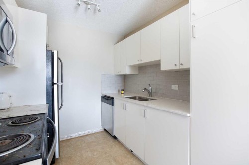 740-519 17 Avenue Sw, Calgary, AB - Indoor Photo Showing Kitchen With Double Sink