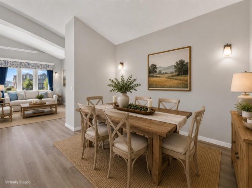 156 Belmont Boulevard Sw, Calgary, AB - Indoor Photo Showing Dining Room