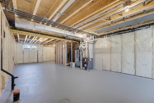 2437 Creeker Lane, Airdrie, AB - Indoor Photo Showing Basement