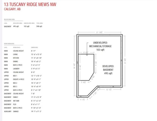 13 Tuscany Ridge Mews Nw, Calgary, AB 