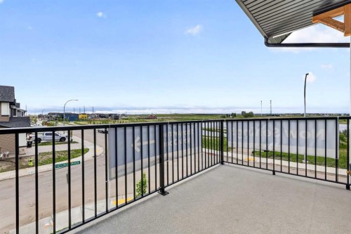 6 Hotchkiss Parade Se, Calgary, AB - Outdoor With Balcony With Exterior