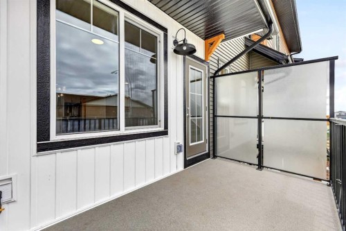 6 Hotchkiss Parade Se, Calgary, AB - Outdoor With Balcony With Exterior