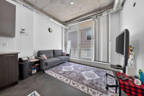 305-624 8 Avenue Se, Calgary, AB - Indoor Photo Showing Living Room