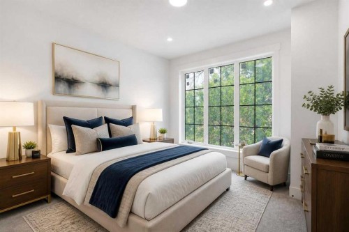 1108 6 Street Ne, Calgary, AB - Indoor Photo Showing Bedroom