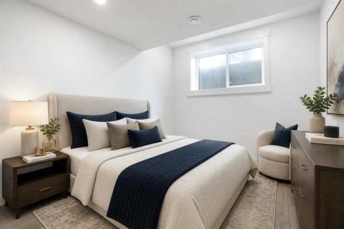 1108 6 Street Ne, Calgary, AB - Indoor Photo Showing Bedroom