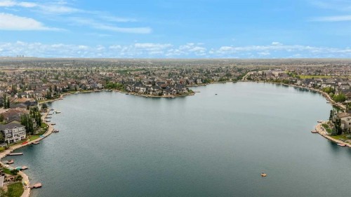 216 Auburn Sound View Se, Calgary, AB - Outdoor With Body Of Water With View