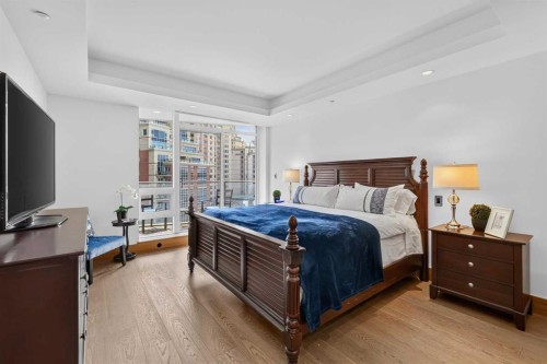 807-738 1 Avenue Sw, Calgary, AB - Indoor Photo Showing Bedroom