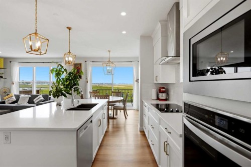 642 Cornerstone Avenue Ne, Calgary, AB - Indoor Photo Showing Kitchen With Upgraded Kitchen