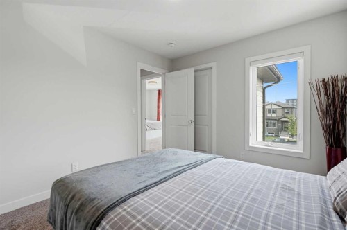 642 Cornerstone Avenue Ne, Calgary, AB - Indoor Photo Showing Bedroom