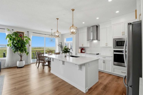642 Cornerstone Avenue Ne, Calgary, AB - Indoor Photo Showing Kitchen With Stainless Steel Kitchen With Upgraded Kitchen