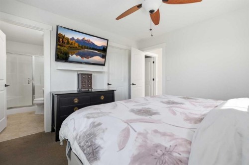 245 Cimarron Vista Way, Okotoks, AB - Indoor Photo Showing Bedroom