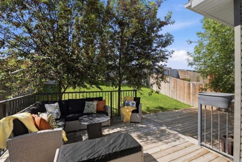 245 Cimarron Vista Way, Okotoks, AB - Outdoor With Deck Patio Veranda