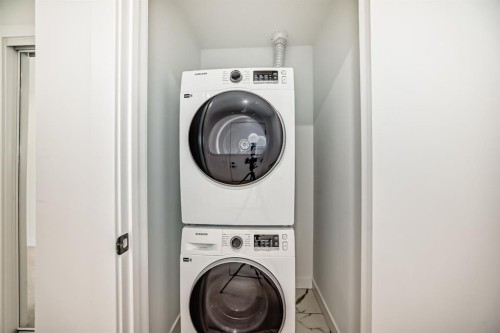 201-110 18A Street Nw, Calgary, AB - Indoor Photo Showing Laundry Room