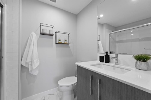 1521-63 Corner Glen Crescent Ne, Calgary, AB - Indoor Photo Showing Bathroom