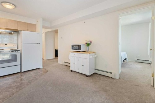 3421-1620 70 Street Se, Calgary, AB - Indoor Photo Showing Kitchen