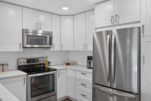 308-1415 17 Street, Calgary, AB - Indoor Photo Showing Kitchen With Stainless Steel Kitchen With Upgraded Kitchen