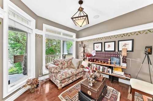 1748 Hidden Creek Way Nw, Calgary, AB - Indoor Photo Showing Living Room