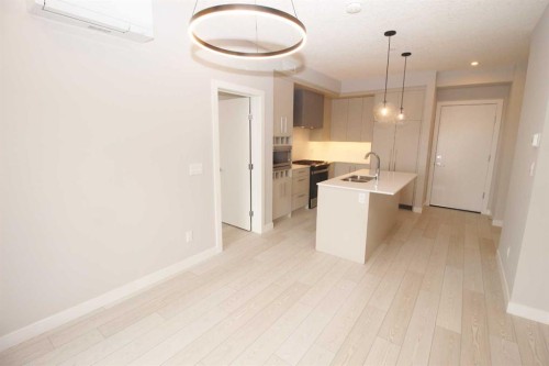 214-8370 Broadcast Avenue Sw, Calgary, AB - Indoor Photo Showing Kitchen