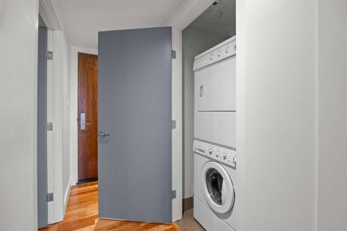 701-10 Shawnee Hill Sw, Calgary, AB - Indoor Photo Showing Laundry Room