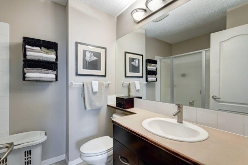 123-1 Crystal Green, Okotoks, AB - Indoor Photo Showing Bathroom