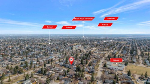 3917 23 Avenue Sw, Calgary, AB - Outdoor With View
