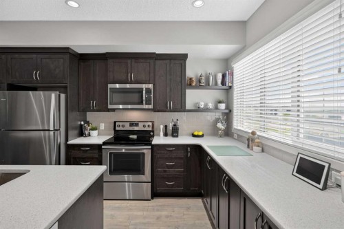412 Nolanlake Villas Nw, Calgary, AB - Indoor Photo Showing Kitchen With Upgraded Kitchen