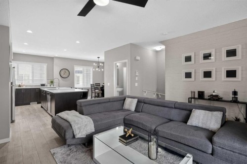 412 Nolanlake Villas Nw, Calgary, AB - Indoor Photo Showing Living Room