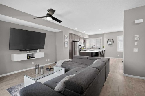 412 Nolanlake Villas Nw, Calgary, AB - Indoor Photo Showing Living Room