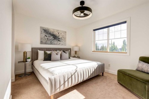 804-281 Cougar Ridge Drive Sw, Calgary, AB - Indoor Photo Showing Bedroom