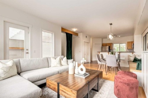 804-281 Cougar Ridge Drive Sw, Calgary, AB - Indoor Photo Showing Living Room