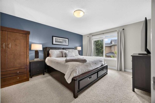 2029 Luxstone Boulevard Sw, Airdrie, AB - Indoor Photo Showing Bedroom