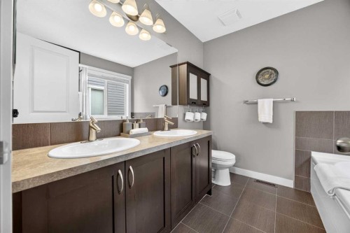 2029 Luxstone Boulevard Sw, Airdrie, AB - Indoor Photo Showing Bathroom