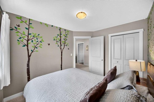 2029 Luxstone Boulevard Sw, Airdrie, AB - Indoor Photo Showing Bedroom