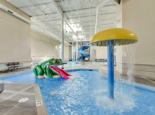 227-901 Mountain Street, Canmore, AB - Indoor Photo Showing Other Room With In Ground Pool