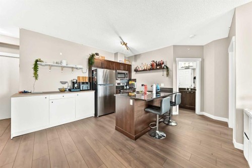 1406-325 3 Street Se, Calgary, AB - Indoor Photo Showing Kitchen With Stainless Steel Kitchen
